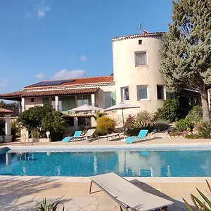 Lorgues, La Tourelle, Immense Piscine, Plongeoir, Vue, Au Grand Calme Vakantiehuis